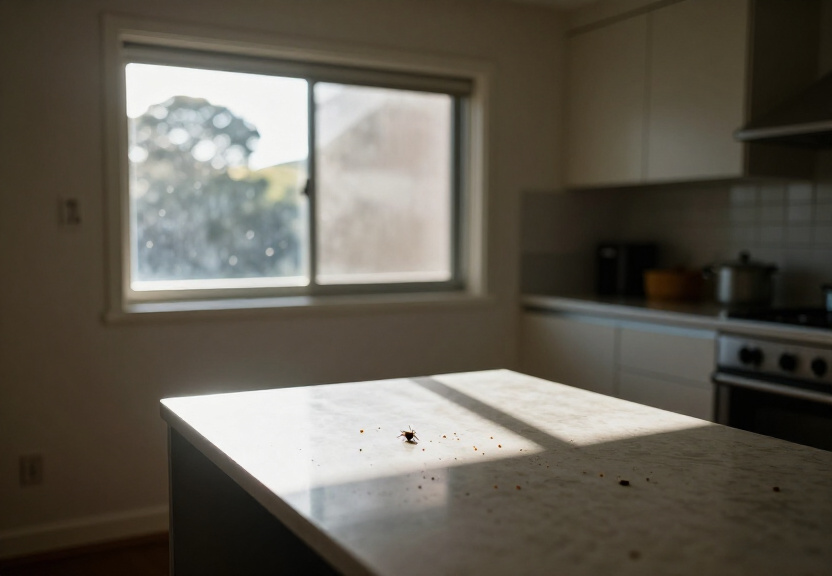 Ants swarming in a Bexley backyard before treatment
